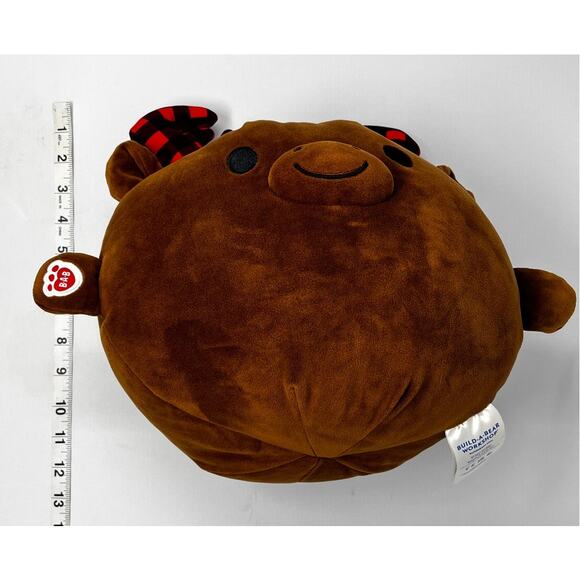 SKOOSHERZ Buffalo Check Moose Build A Bear Plush Toy Pre-Owned in good condition - Picture 8 of 8